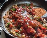 A picture of step 5 of Spicy Peri peri American vegetable pasta masala.
