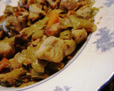 Foto del paso 8 de la receta: Plato de cena, plato de carne con verduras exactas