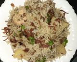 A picture of step 5 of Chicken masoor pulao.