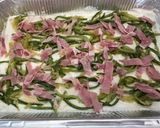 A picture of step 4 of Lasagna Primavera.