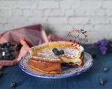 Une image de l'étape 6 de Gâteau leger au fromage blanc et myrtilles.