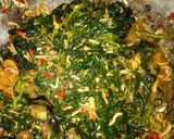 Foto langkah ke 4 dari resep Sayur Daun Singkong Teri Medan.