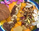A picture of step 4 of Tropical Mango Smoothie Bowl.