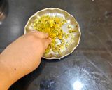 A picture of step 3 of Maharashtrian Traditional Khare Vange.