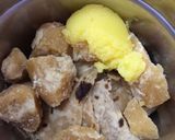 A picture of step 1 of Left over roti laddoo.