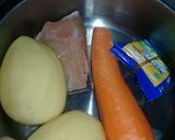Foto langkah ke 1 dari resep Bola lenglap (ayam, keju kentang, wortel,).