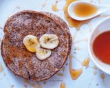 A picture of step 6 of Banana Almond Pancake.