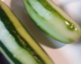 A picture of step 1 of Bread and Butter Pickles 2019.