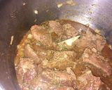A picture of step 2 of Beef curry.