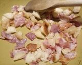 A picture of step 4 of Potato and leek bake with a bacon crumb.