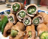 秋葵肉捲的食譜步驟5照片