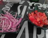 A picture of step 6 of Salmon Taco with Avocado Cream.