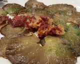 Foto del paso 3 de la receta Setas a la plancha con crujiente de jamón