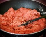 A picture of step 3 of Rose Halwa.