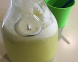 Foto del paso 1 de la receta: Batido Piña, Pepino, Menta y Pasto de Trigo