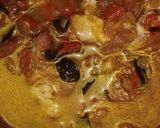 A picture of step 4 of Mutton kuzhambu.