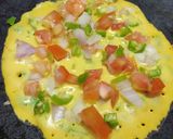સ્પિનચ કોરીએન્ડર બેસન પીઝા (Spinach Coriander Besan Pizza Recipe In Gujarati) રેસીપી સ્ટેપ2ફોટો