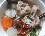 Hình bước làm 1 của món Bánh canh giò heo