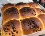 Foto langkah ke 8 dari resep Roti Sobek Cokelat Dengan Mixer!.