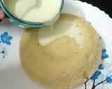 A picture of step 4 of Malai Steam Rava Cake.