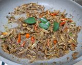 Foto langkah ke 6 dari resep Balado Teri Jengki (Sambal Ijo Versi Kering).