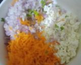 A picture of step 2 of Paneer semolina open toast.