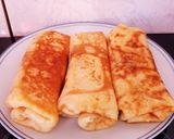 Une image de l'étape 6 de Crêpes fourrées jambon fromage.