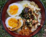 Foto langkah ke 4 dari resep Bubur Ayam Sehat.
