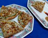 A picture of step 7 of Potato Sabzi Pizza.