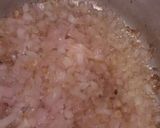 A picture of step 1 of Mushroom masala.