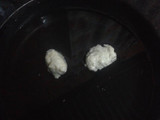Malfatti de tubo de calamar (con salsa de langostinos)