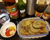 A picture of step 2 of Drunken Shrimp.