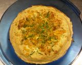 Sajtos-sonkás-kukoricás palacsinta torta recept fázis 7 fotója