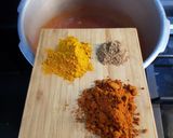 Foto del paso 2 de la receta: Low Carb Food: Curry Indio de salmón y espinacas