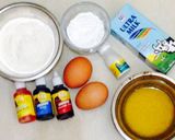 Foto langkah ke 1 dari resep Rainbow Crepes Cake🌈.