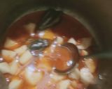 A picture of step 2 of Potatoes And brinjal egg plant veg.