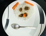 A picture of step 3 of Dal Makhni.