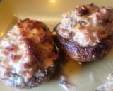 A picture of step 6 of 3Cheese 3Herb Hot Sausage-Stuffed Mushrooms.