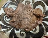 A picture of step 3 of Japanese Wagyu Beef with Egg yolk.