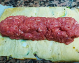 Foto del paso 2 de la receta: Rollo de carne con calabacín, huevo y barbacoa!!!