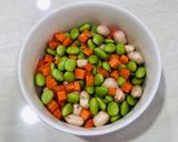 Foto langkah ke 2 dari resep Nasi organik,beras coklat & edamame.