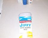 A picture of step 1 of Jiffy corn pudding or aka casserole!.