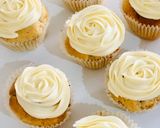 A picture of step 7 of Eggless vanilla cupcake.