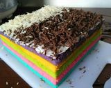 Foto langkah ke 10 dari resep Rainbowcake kukus part ll.