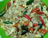 Foto langkah ke 5 dari resep Jamur lombok ijo + telur orak-arik,,mantap 👍👍.