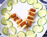 A picture of step 4 of Chicken nuggets.