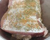 Schab nadziewany białą kiełbasa i chrzanem krok przepisu 2 zdjęcie