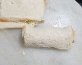 A picture of step 4 of Ribbon Roll Up Sandwich.