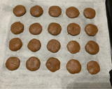 A picture of step 3 of Fragrant Cocoa Cookies Without Butter.