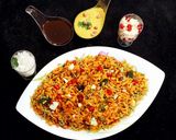 A picture of step 4 of Chatpati Bhel.